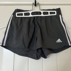 Adidas running shorts - grey - women’s medium